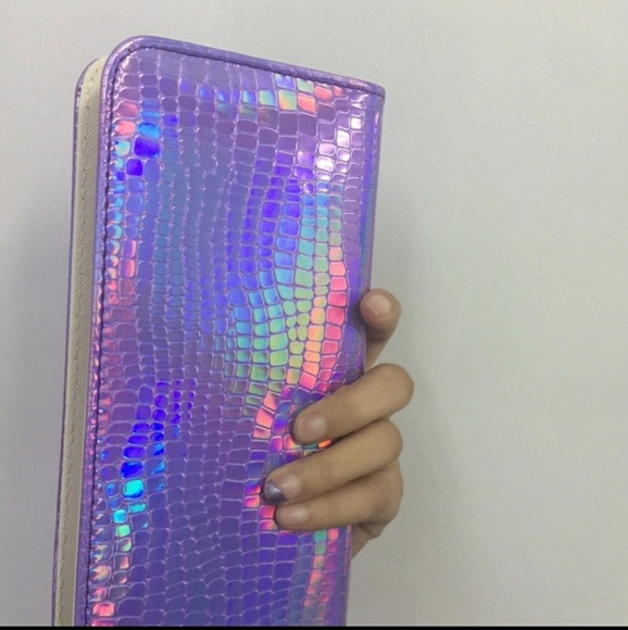 RESTOCK PURPLE METTALLIC WALLET - Picture 2 of 3